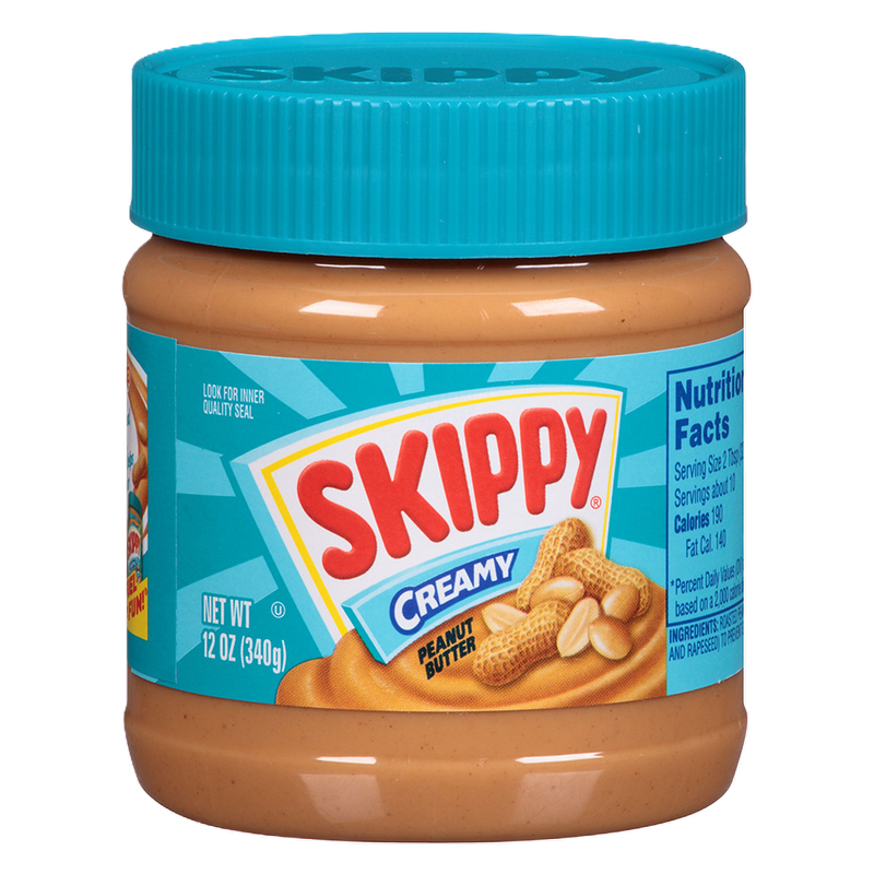 Skippy Creamy Peanut Butter 12oz