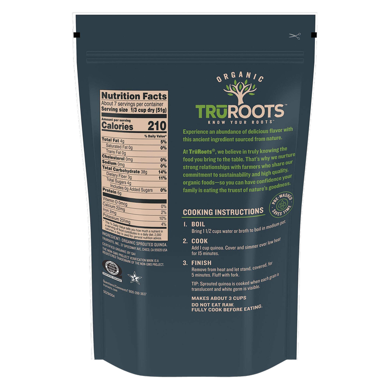TruRoots Sprouted Organic Quinoa, 11oz.