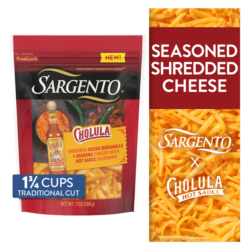 Sargento Shredded Blend with Cholula - 7oz