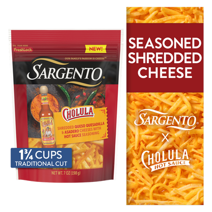 Sargento Shredded Blend with Cholula - 7oz