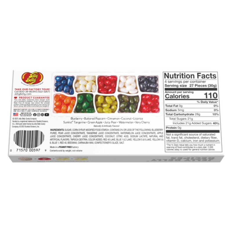 Jelly Belly 10 Flavors Jelly Beans Spring Gift Box 4.25oz
