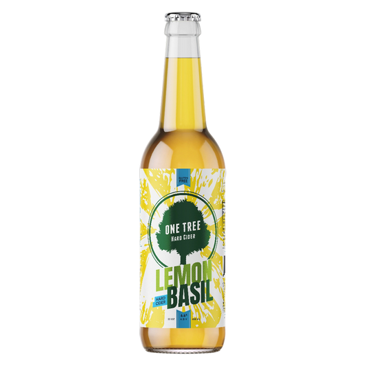 One Tree Lemon Basil Cider Single 22oz Btl