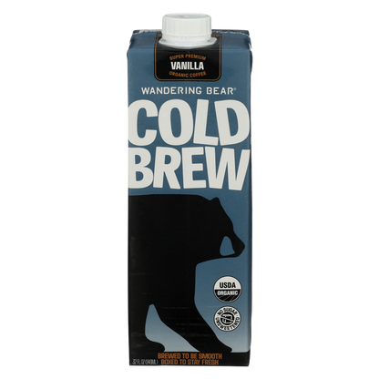 Wandering Bear Vanilla Cold Brew Coffee 32oz