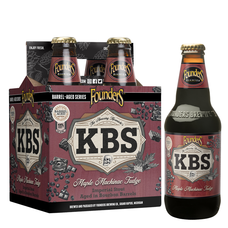 Founders Brewing KBS Maple Mackinac Fudge 4pk 12oz Btl
