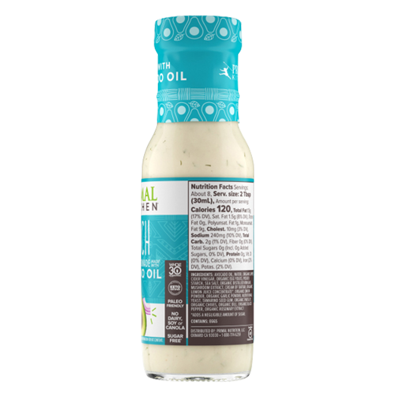 Primal Kitchen Avocado Oil Ranch Dressing 8oz