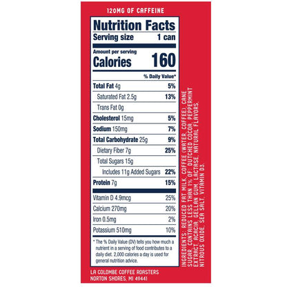 La Colombe Peppermint Mocha 11oz Can