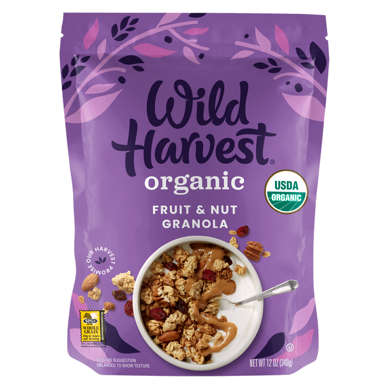 Wild Harvest Organic Fruit & Nut Granola 12oz
