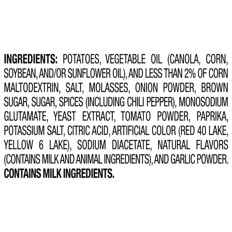 Ruffles Flamin' Hot BBQ Potato Chips 8oz