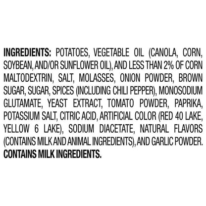 Ruffles Flamin' Hot BBQ Potato Chips 8oz