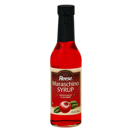 Reese Maraschino Cherry Syrup 8oz