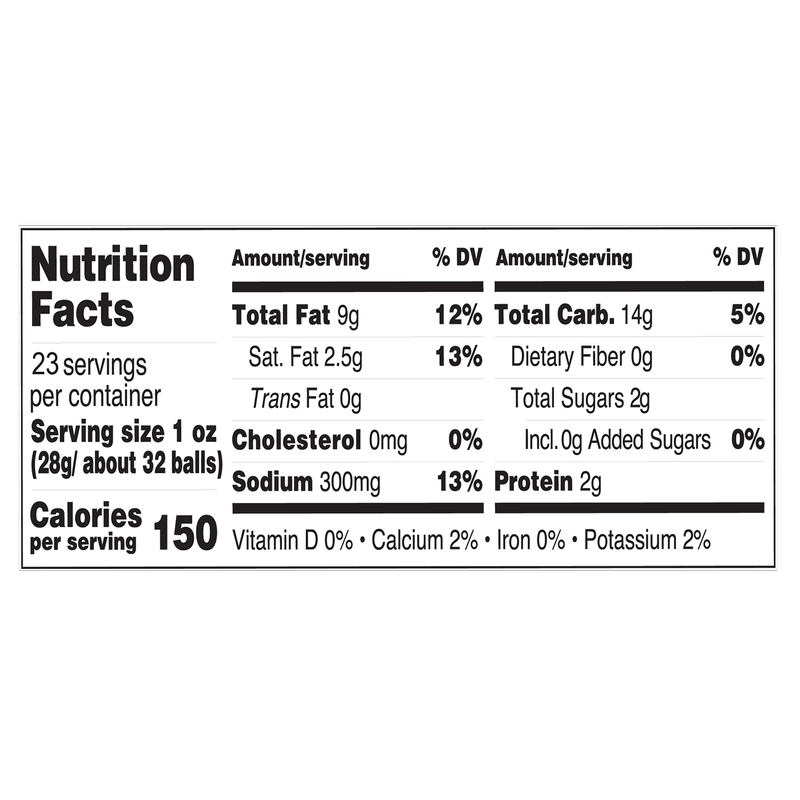 Utz Cheddar Cheese Ball Barrel 23oz