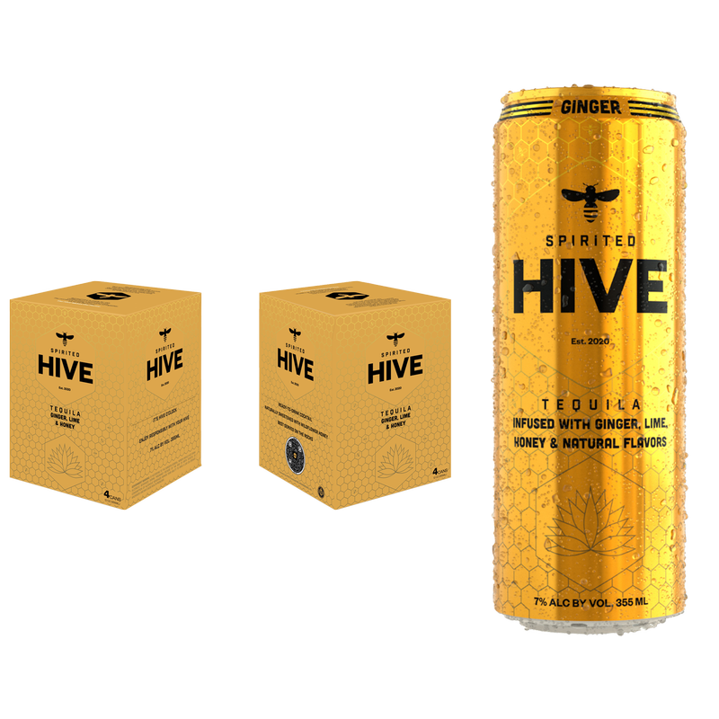 Spirited Hive Tequila Ginger 4pk 12oz (14 Proof)