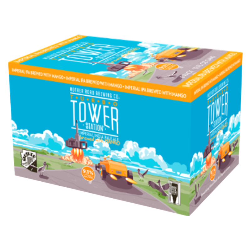 Mother Road Turbo Tower Station w/ Mango 6pk 12oz Can