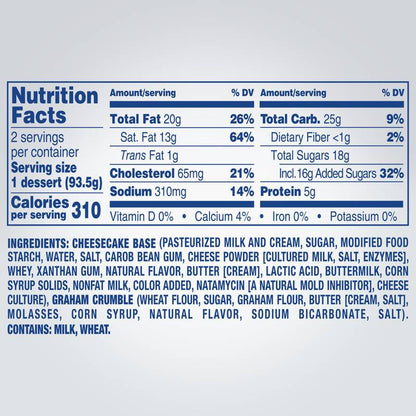 Philadelphia Original Cheesecake Crumble - 2ct/6.6oz