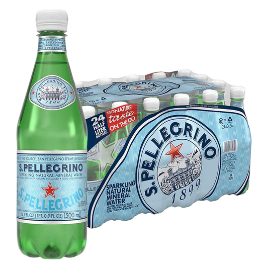 San Pellegrino Sparkling Water 24pk 500ml Btl