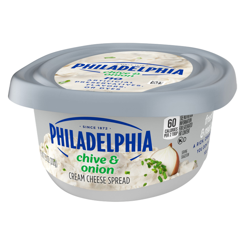 Philadelphia Chive & Onion Cream Cheese Spread - 7.5oz