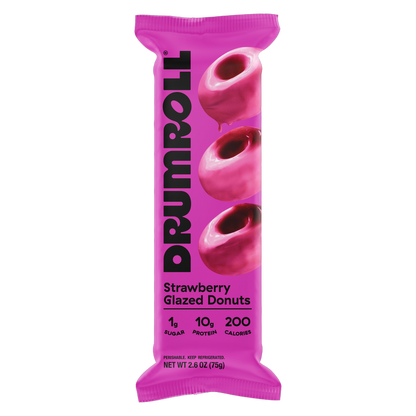 Drumroll Strawberry Glazed Mini Donuts, 2.6oz