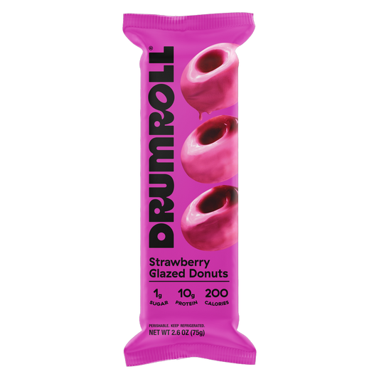 Drumroll Strawberry Glazed Mini Donuts, 2.6oz