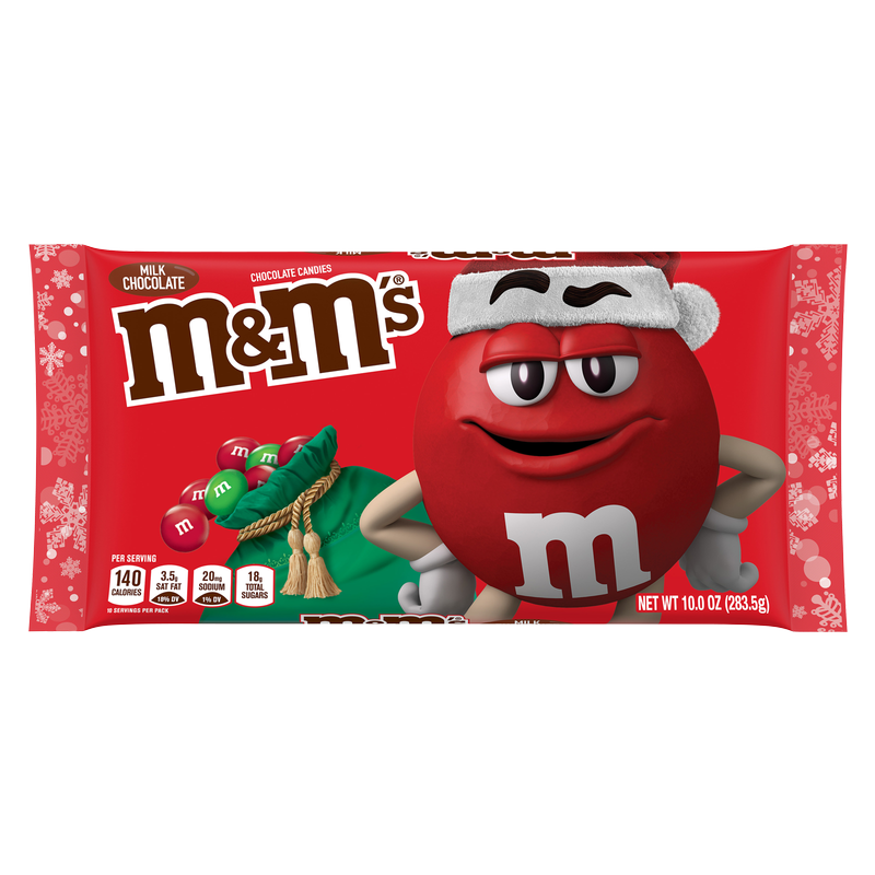 M&M’s Holiday Milk Chocolate Candies, 10oz