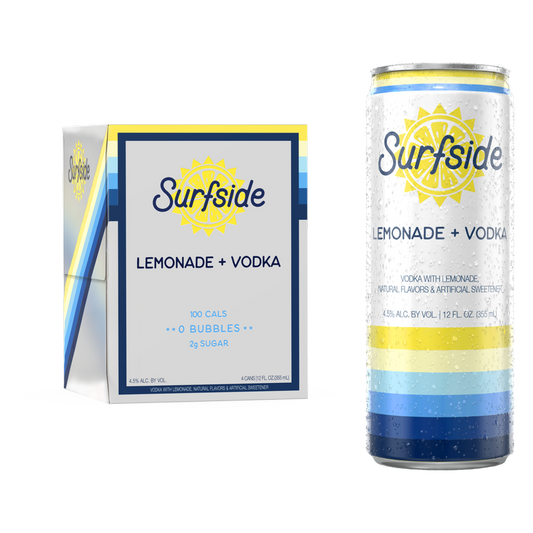 Surfside Lemonade + Vodka 4pk 12oz Cans 4.5% ABV