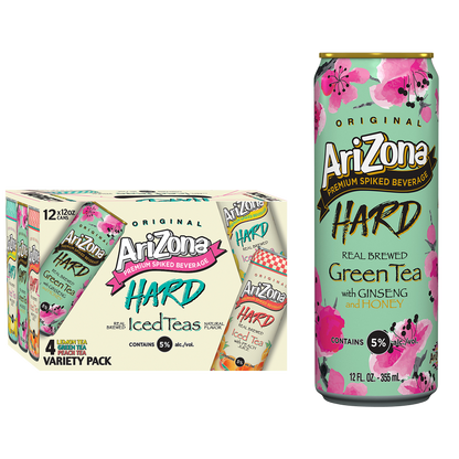 Arizona Hard Tea Party Pack 12pk 12oz Can 5.0% ABV