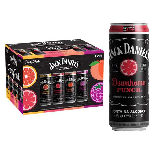 Jack Daniels Party Pack Variety 12pk 12oz Can 4.8% ABV