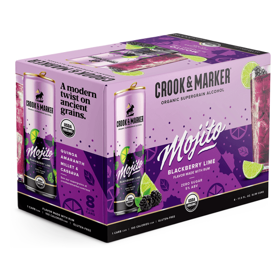 Crook & Marker Mojito Blackberry Lime (8PKC 11.5OZ)