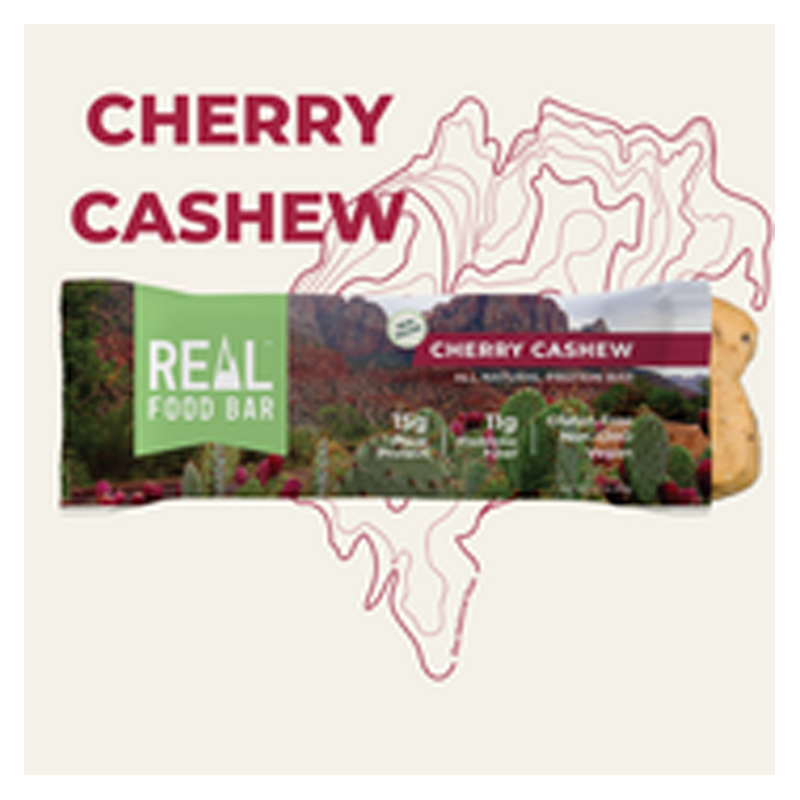 Real Food Bar Cherry Cashew Bar 2.12oz