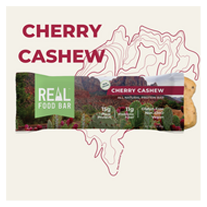 Real Food Bar Cherry Cashew Bar 2.12oz