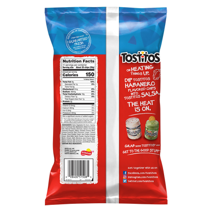 Tostitos Habanero Bite-Size Rounds Tortilla Chips 11oz