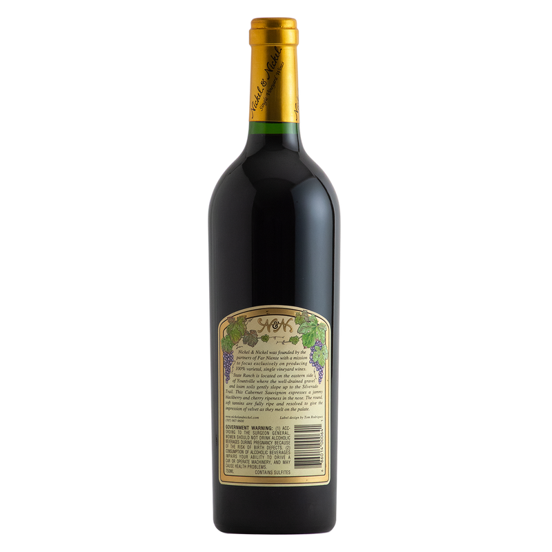 Nickel & Nickel State Ranch Cabernet 750ml 14.5% ABV