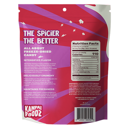 Kanpai Foodz Freeze Dried Candy Spicy Fruity, 5oz