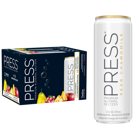 PRESS Select Variety Hard Seltzer 12pk 12oz Can