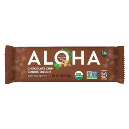 Aloha Chocolate Chip Cookie Dough Protein Bar 1.98oz