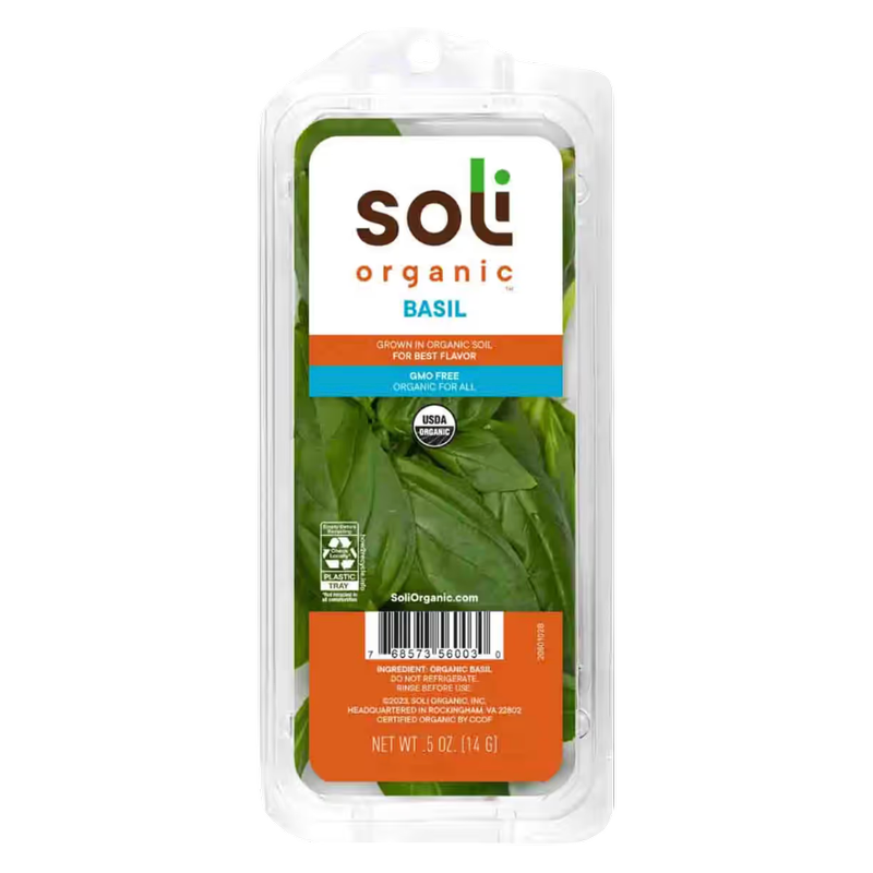 Organic Fresh Basil - 0.5oz