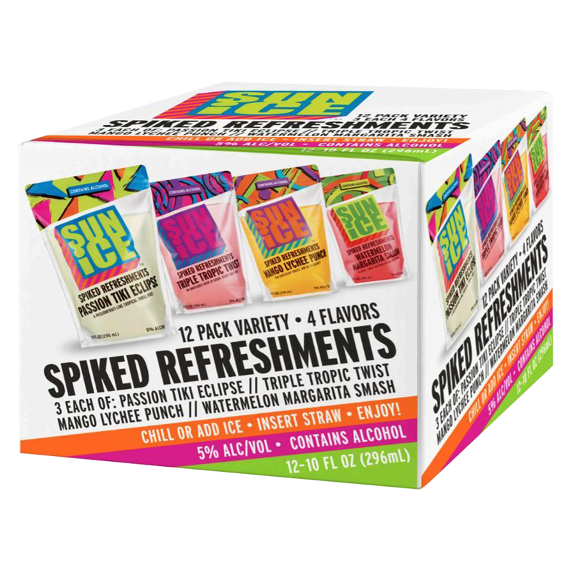 SUNiCE Variety 12pk Pouch 5.0% ABV