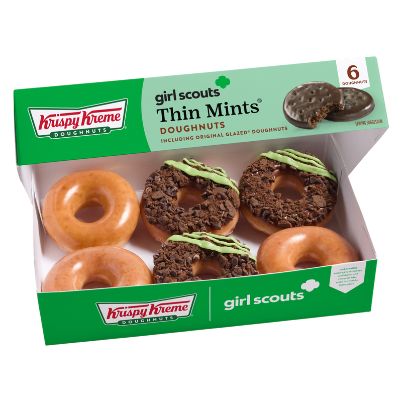Krispy Kreme Girl Scout Thin Mints® Doughnuts