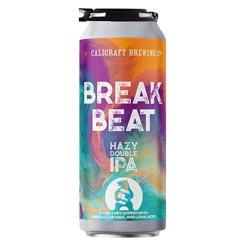 Calicraft Brewing Co. Break Beat Hazy Double IPA 4pk 16oz Cans