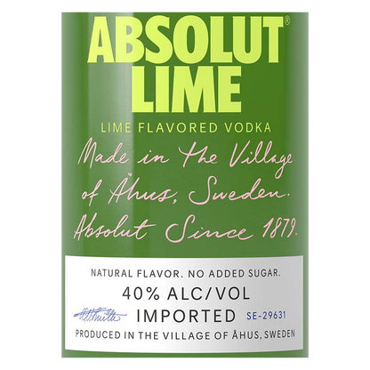 Absolut Lime Vodka 50ml
