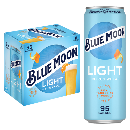 Blue Moon Light 6pk 12oz Can 4.0% ABV