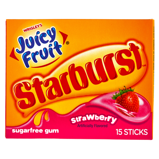 Juicy Fruit Starburst Strawberry 15ct