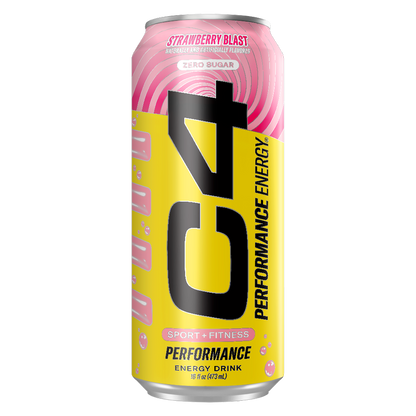 C4 Energy Strawberry Blast 16oz Can