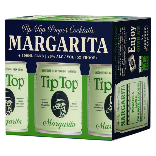 Tip Top Proper Margarita 4pk 100ml Can