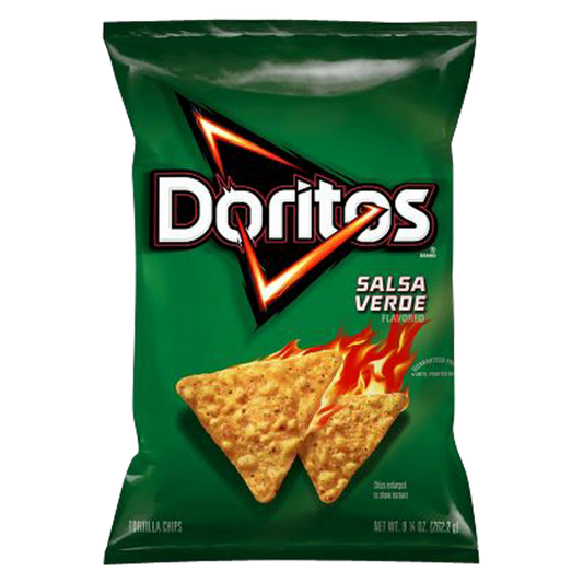 Doritos Salsa Verde Tortilla Chips 9.25oz