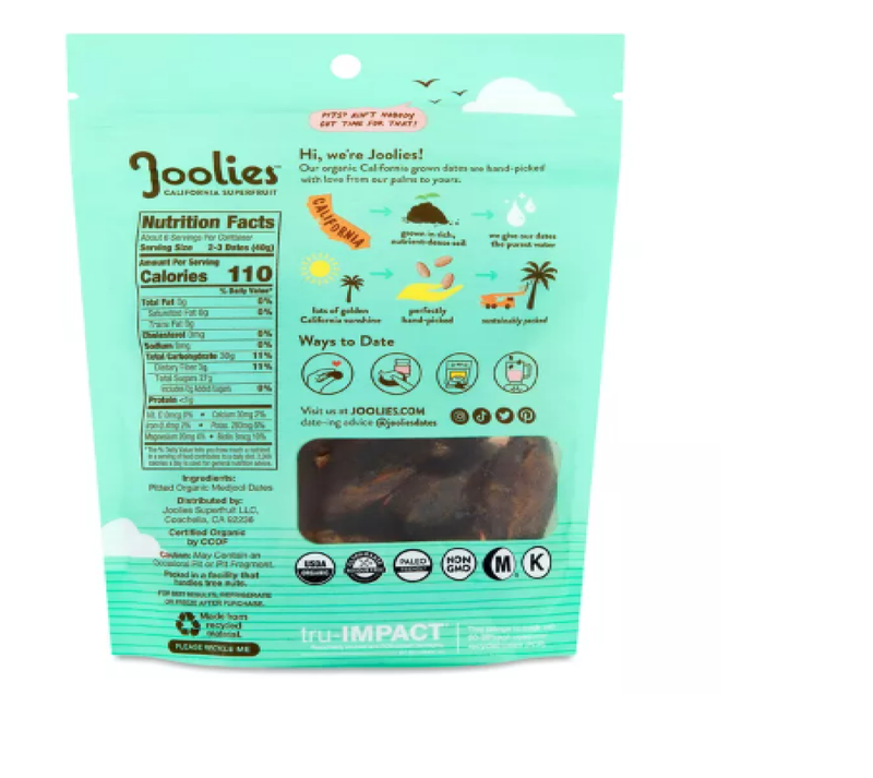 Joolies Organic Pit Free Medjool Dates, 9oz