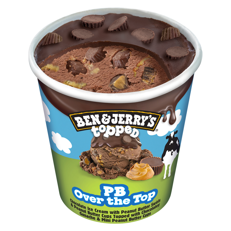 Ben & Jerry's Topped PB Over the Top Ice Cream Pint