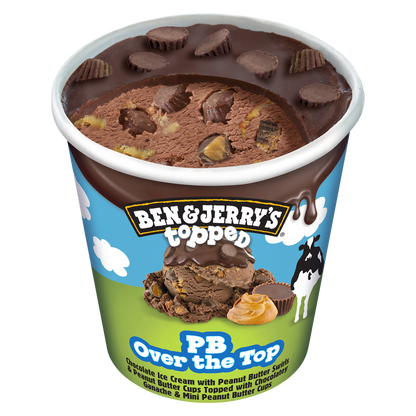 Ben & Jerry's Topped PB Over the Top Ice Cream Pint