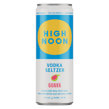 High Noon Guava Vodka Seltzer 4pk 12oz Cans