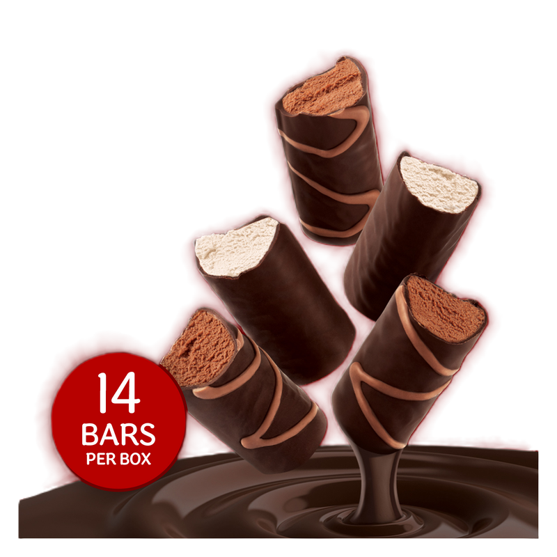 Dove Bar Minis Vanilla & Chocolate Ice Cream with Dark Chocolate 14ct