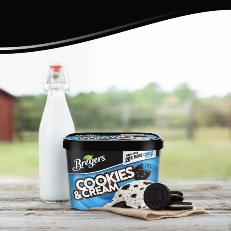 Breyers Cookies & Cream Ice Cream 48oz